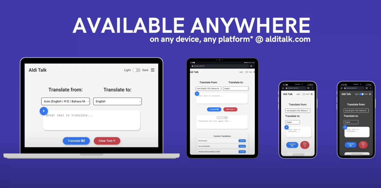 AldiTalk Elderly Dialect Translator